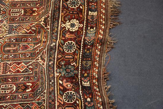 A Kazak rug, 6ft 5in by 4ft 7in.